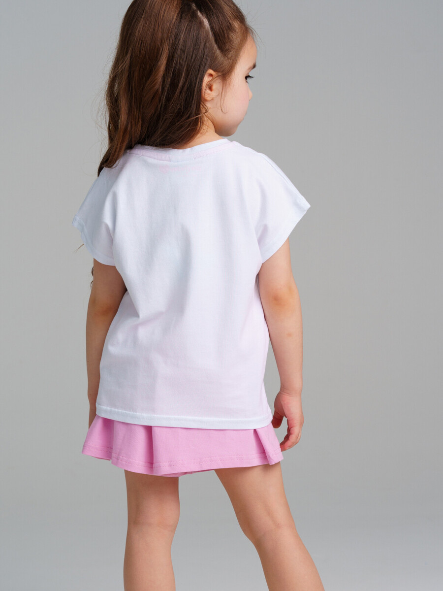 Комплект трикотажный фуфайка футболка шорты пижама пояс пижама топ шорты