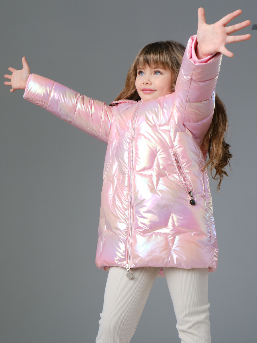 Пальто Nota Bene, размер рост 110 см, цвет розовый