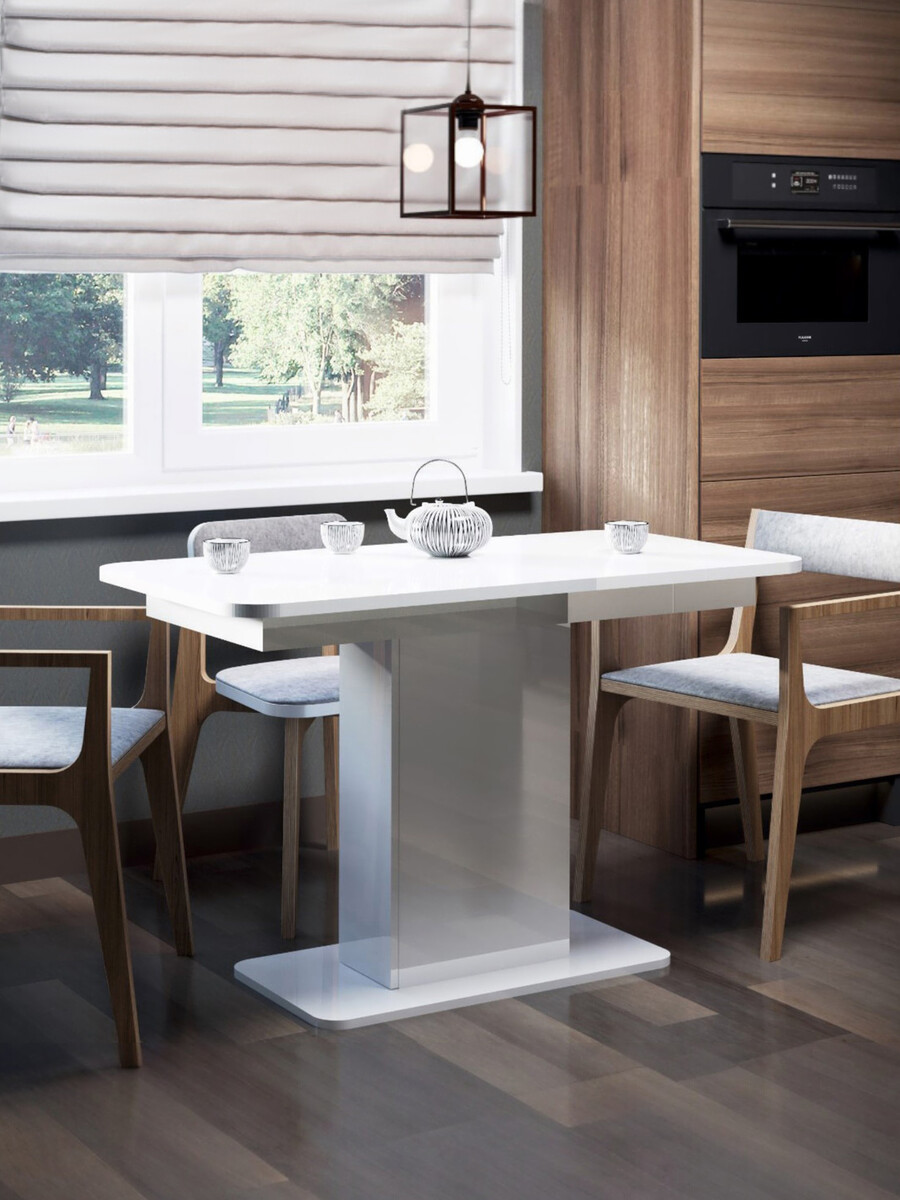 

Стол кухонный раскладной, Белый