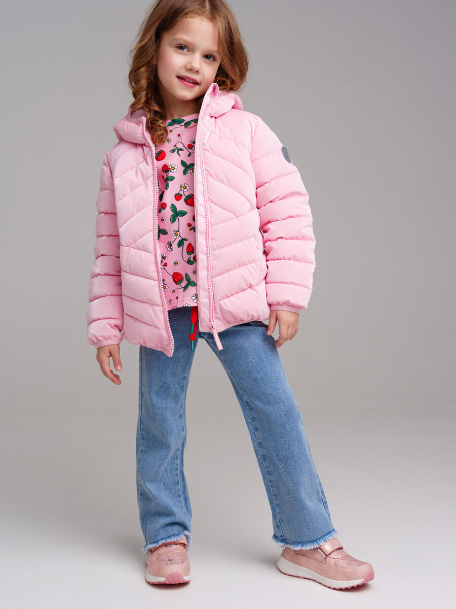 Куртка PLAYTODAY, размер рост 110 см, цвет розовый
