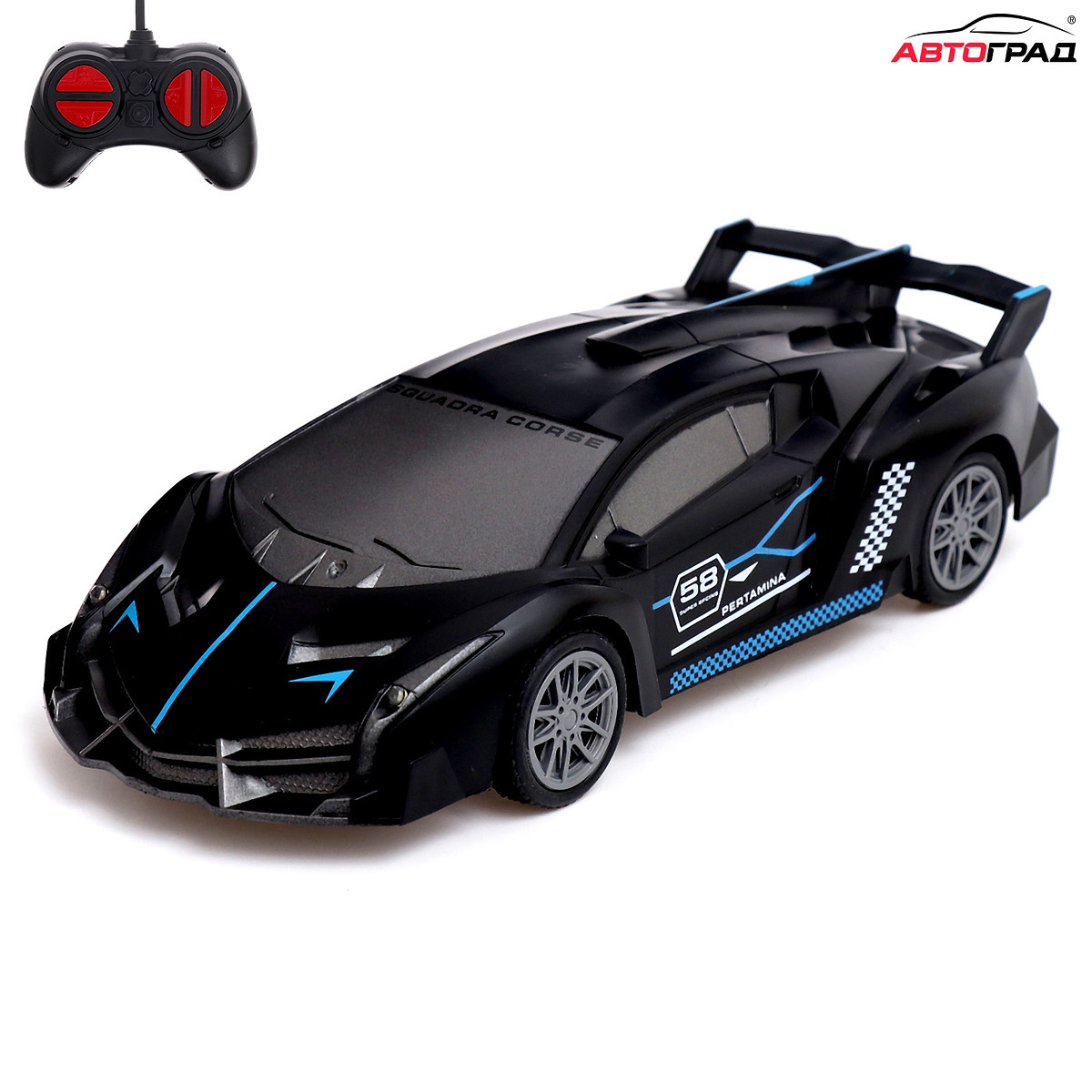 

Машинка на пульте управления, Черный