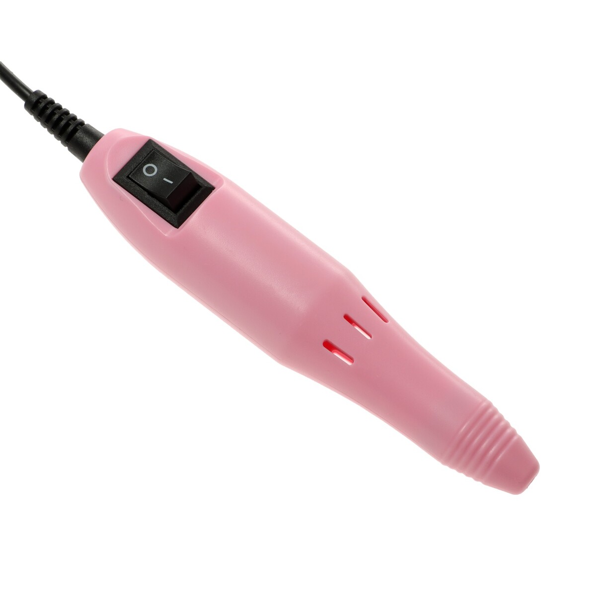 Сменная ручка для маникюрного аппарата luazon lmm-002, пластик, розовая расческа luazon lr 02 электрическая 50 вт дисплей регулировка t 220 в розовая