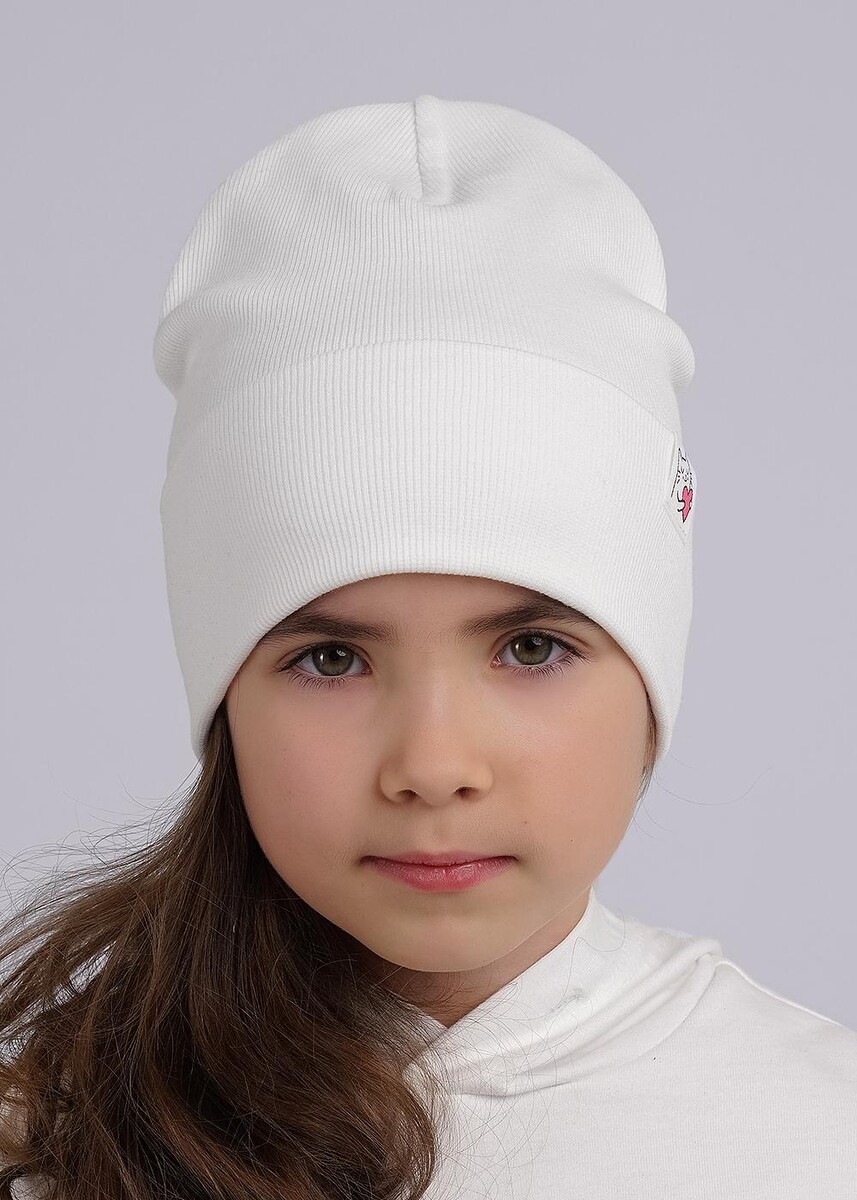 

Шапка, Белый;молочный