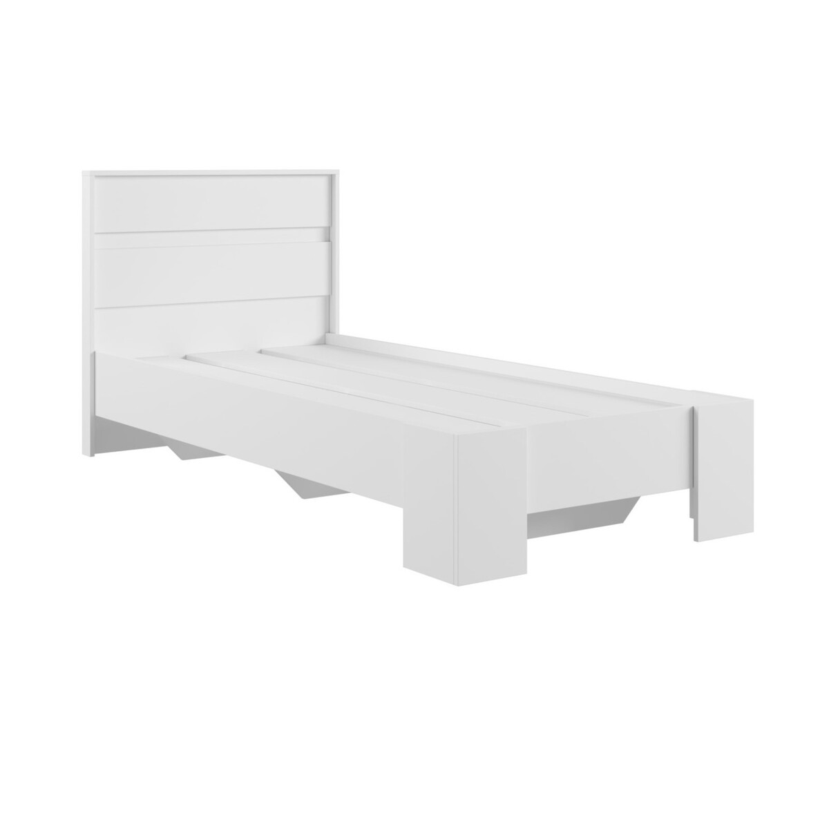 Кровать моно с основанием 900*2000, белый