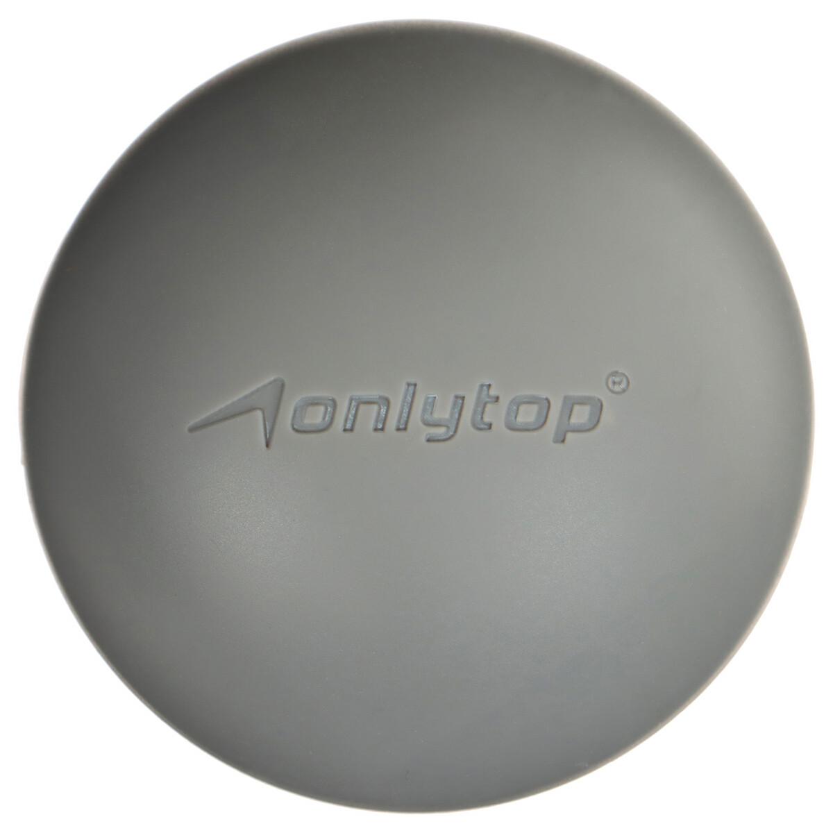 Мяч массажный onlytop, силиконовый, d=6 см, 150 г, цвет серый эспандер кистевой с двойной нагрузкой onlytop массажный 23 27 кг серый