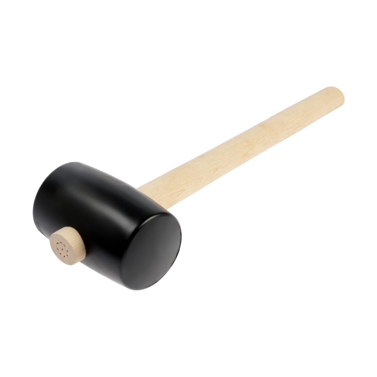 Киянка лом, деревянная рукоятка, черная резина, 75 мм, 700 г киянка лом деревянная рукоятка черная резина 65 мм 500 г