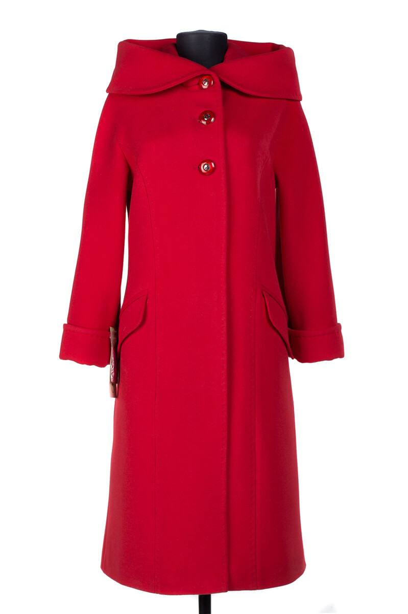 Пальто женское демисезонное sale EL PODIO, размер 42, цвет красный 010215752 - фото 1