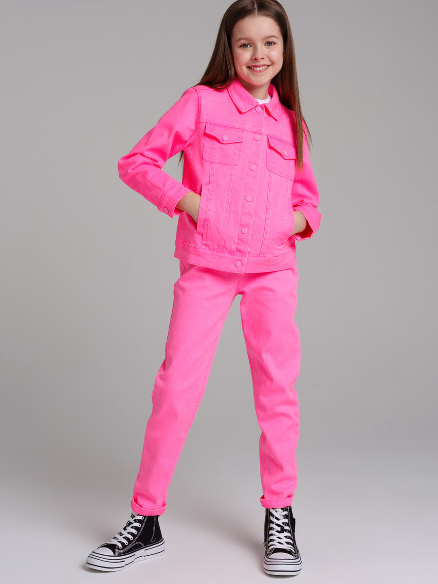 Куртка PLAYTODAY, размер рост 128 см, цвет розовый