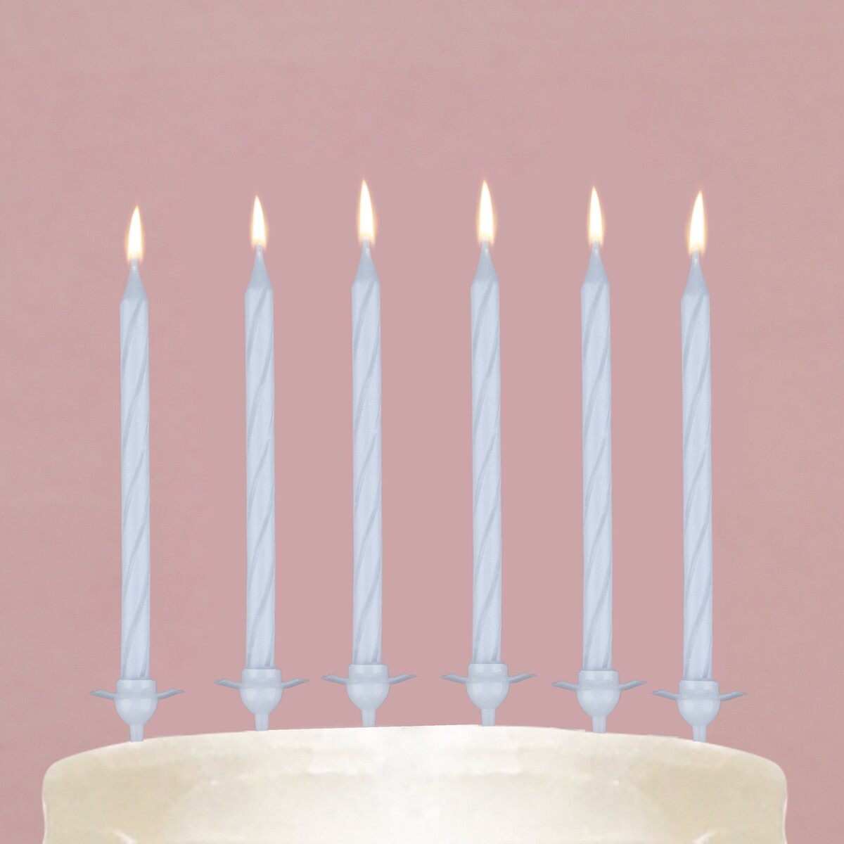 Свечи для торта, белые, 24 шт., 7,2 х 17,3 см.