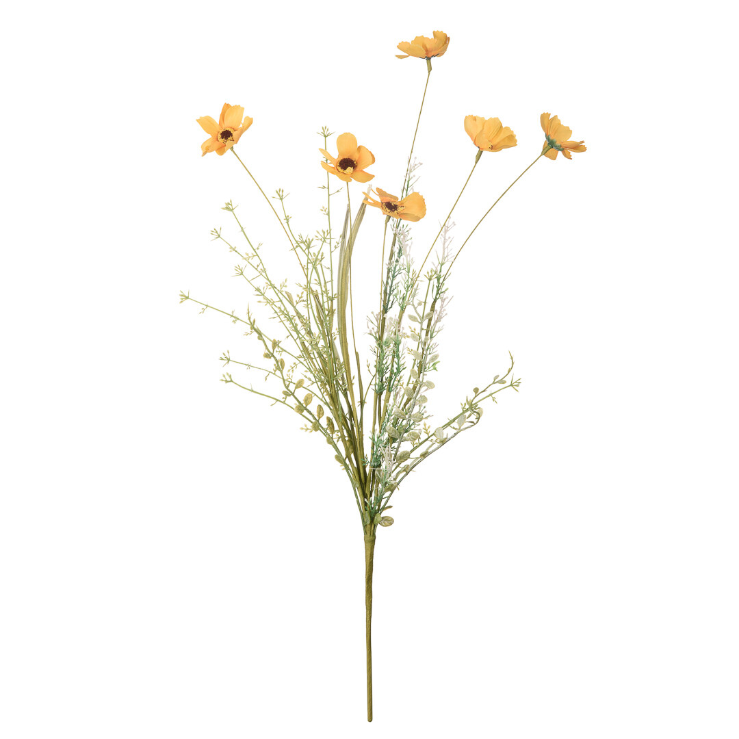 Искусственный цветок ромашка желтая полевая Вещицы