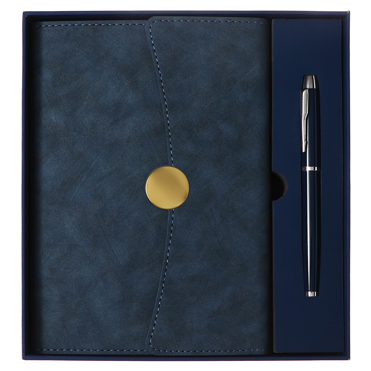 Органайзер на кольцах а6+, 80 листов, кожзам, c клапаном, линия, с ручкой, в подарочной коробке, синий окномойка с телескопической металлической окрашенной ручкой и сгоном доляна 20×49 75 см поролон синий