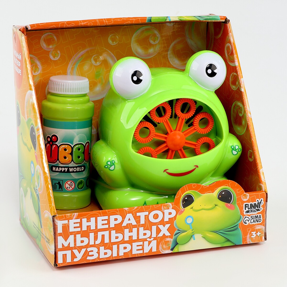 Генератор мыльных пузырей Funny toys