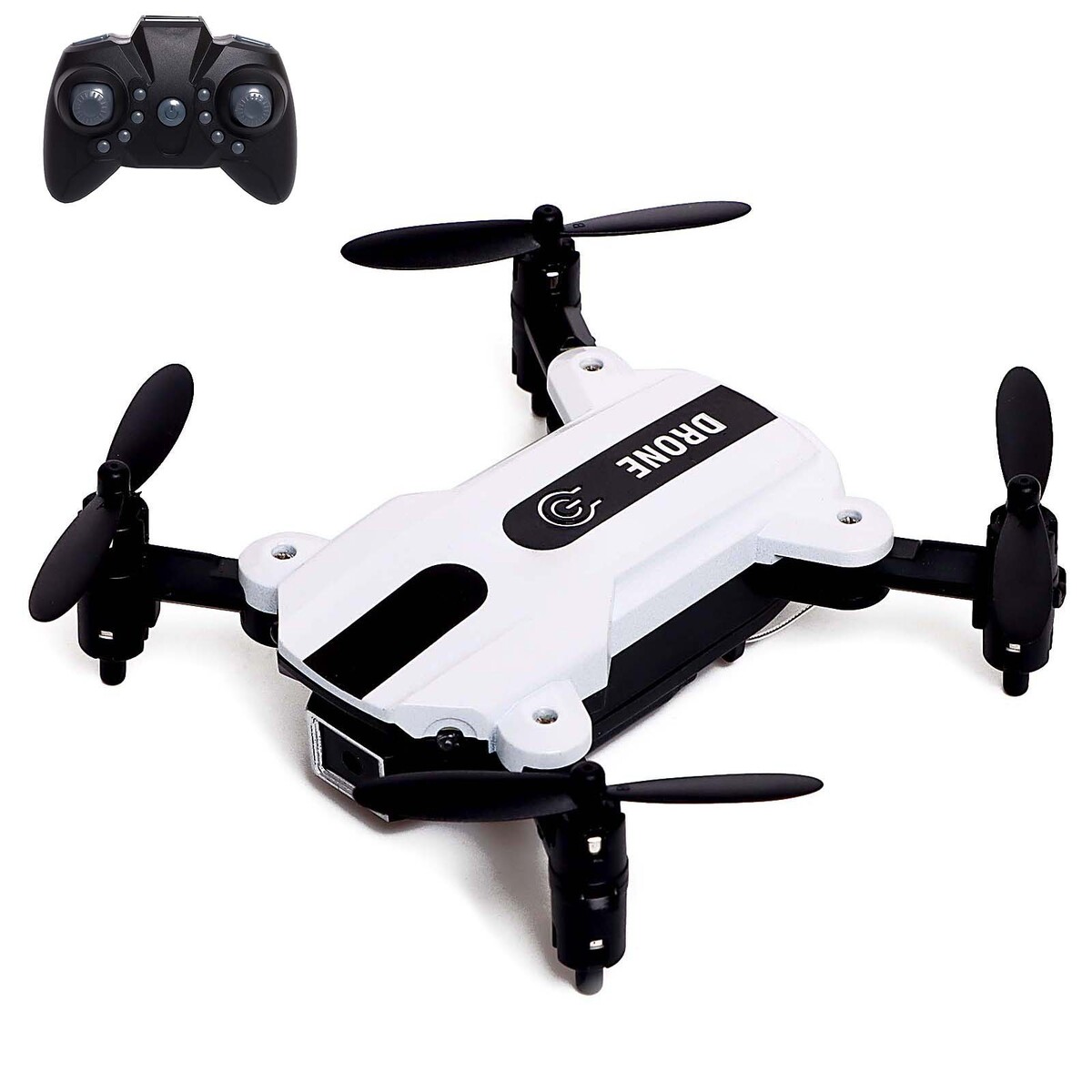 Квадрокоптер flash drone, камера 480p, wi-fi, с сумкой, цвет белый радиоуправляемый квадрокоптер cheerson racing drone синий cx 95s bl