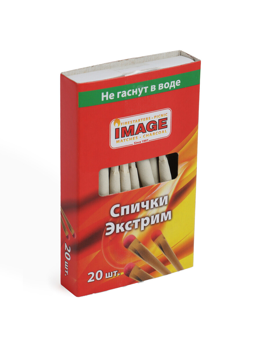 

Спички охотничьи экстрим 20 шт, 8,5 см