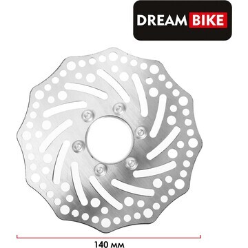 Тормозной диск dream bike, 140 мм, c ада