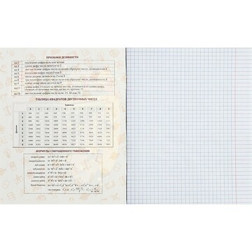 Тетрадь предметная 48 листов в клетку ca