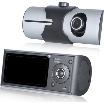 Видеорегистратор 2 камеры с gps, hd 1280