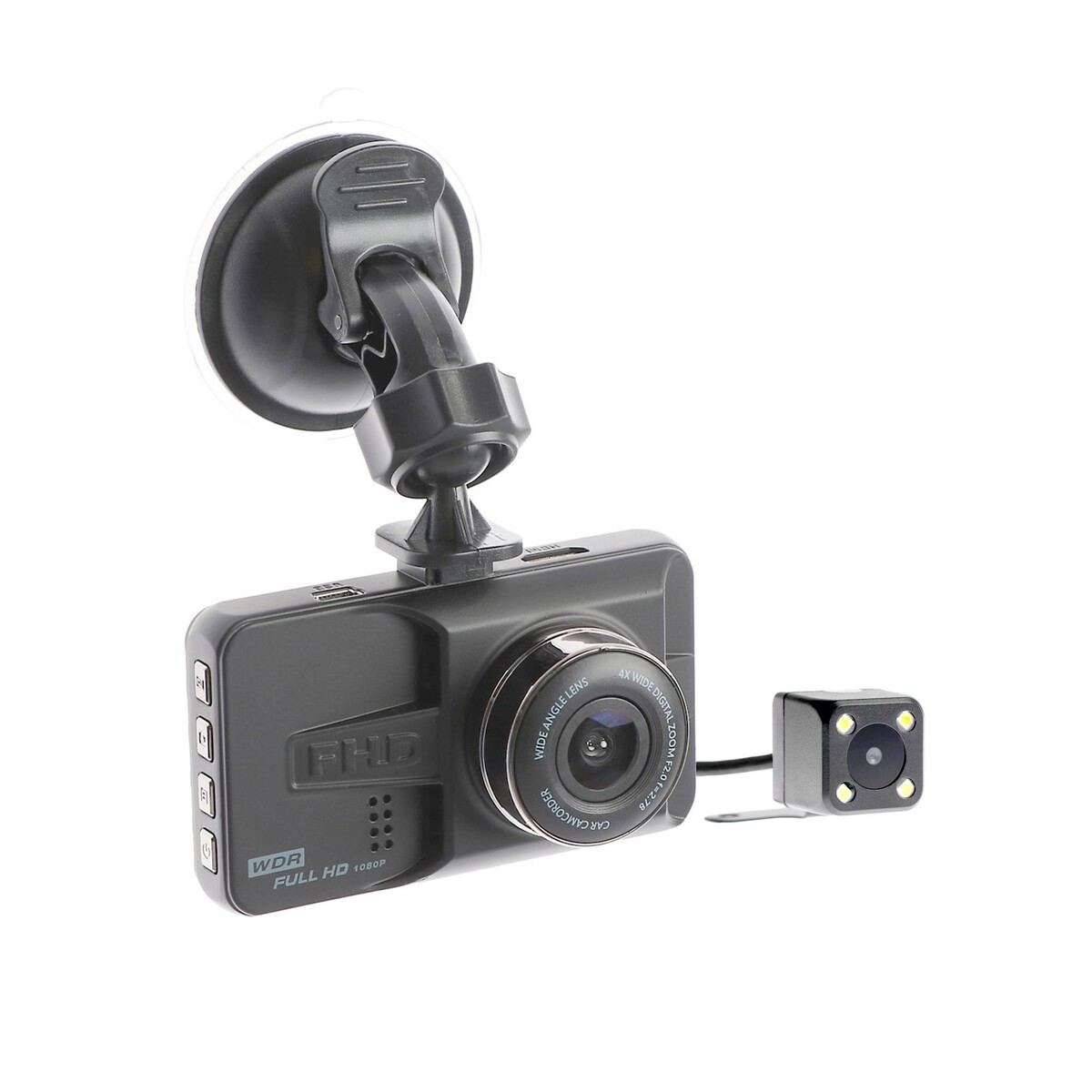 Видеорегистратор cartage 2 камеры, hd 1920×1080p, tft 3.0, обзор 160° видеорегистратор ip hikvision ds 7732ni k4 16p