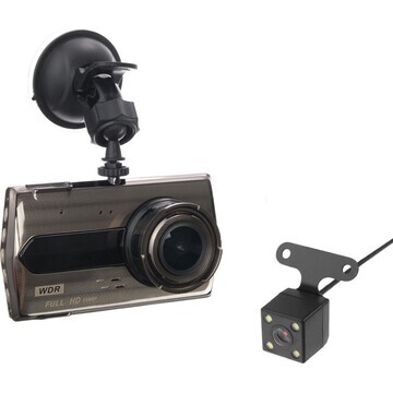 Видеорегистратор 2 камеры, hd 1080p, ips
