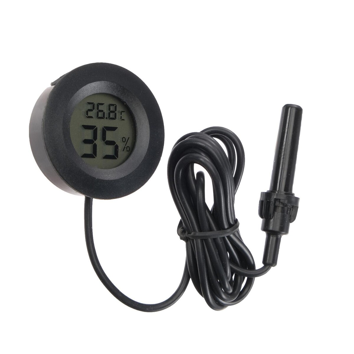 Термометр, гигрометр цифровой, жк-экран, провод 1.5 м кулинарный термометр для духовки accura цифровой с таймером