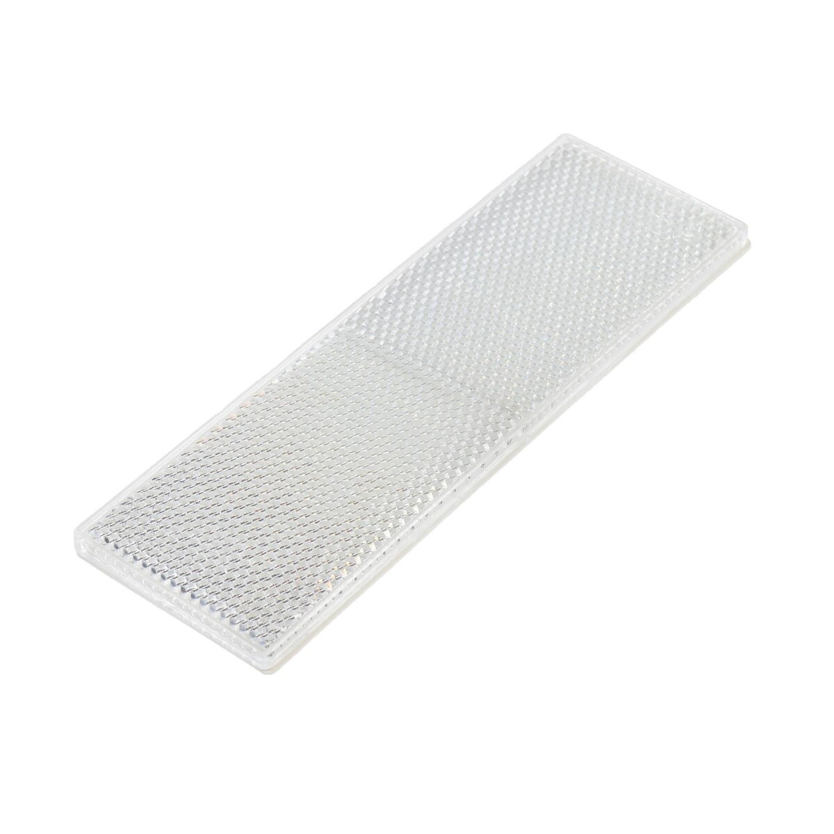 Катафот на самоклеящейся основе, 14,5×5 см, белый брелок пластик светоотражающий катафот ладошка смайл 6 8х6 3 см