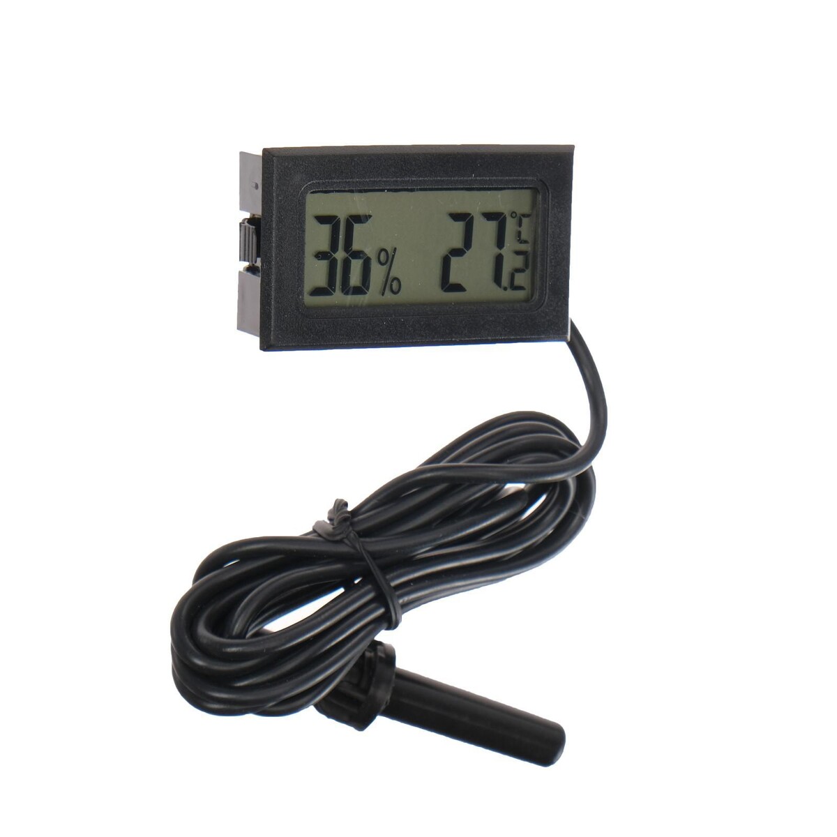 Термометр, гигрометр цифровой, жк-экран, провод 1.5 м алкотестер цифровой alk d 02