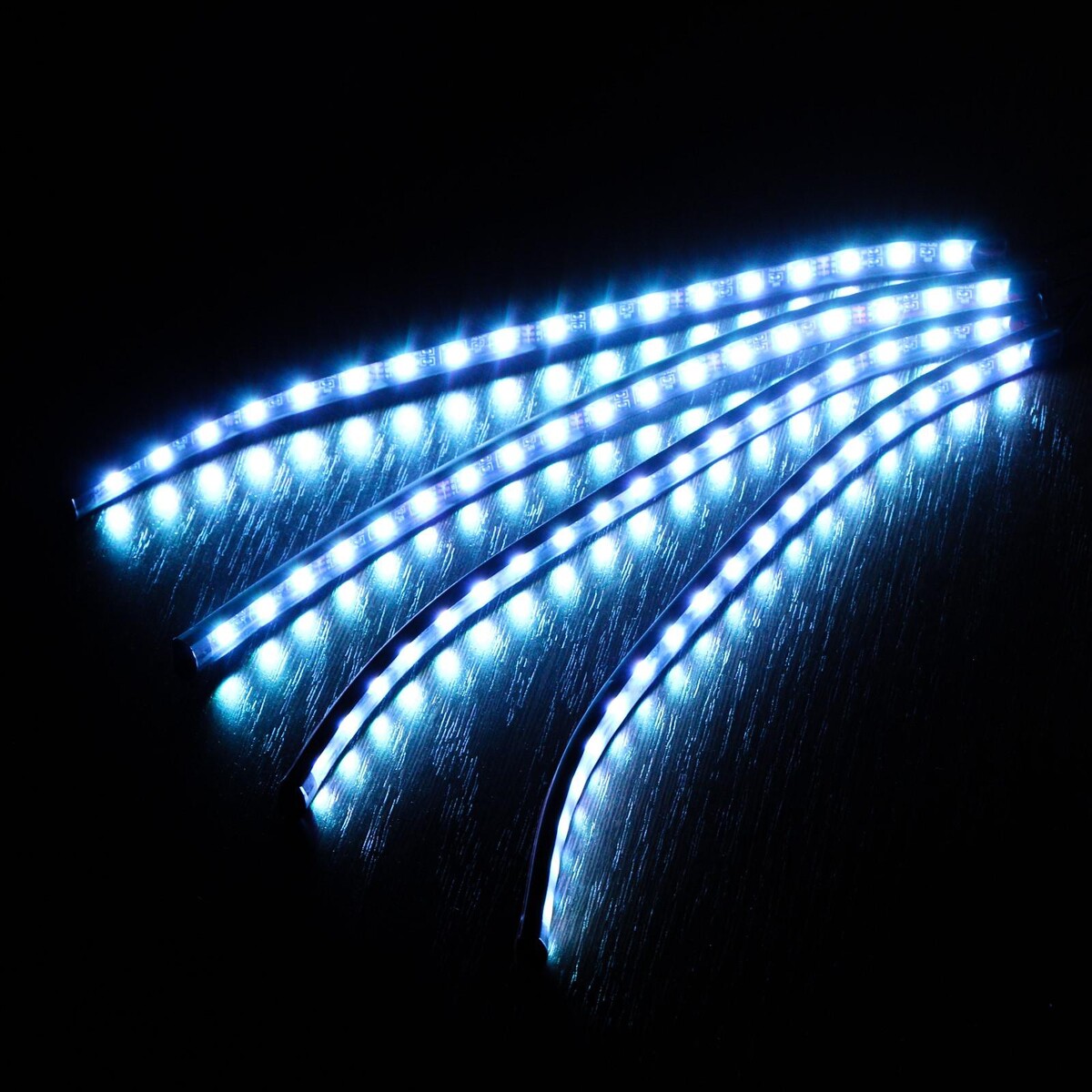 Подсветка салона 18 led-5050, 32 см, пульт, светомузыка, мультисвет rgb, 4 шт вентилятор aerocool astro 12 pro 3x120мм 17 5db 1000rpm 6 pin подсветка пульт rtl