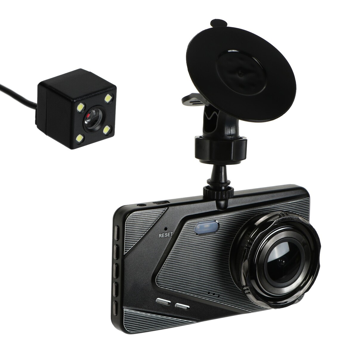 Видеорегистратор cartage premium, 2 камеры, hd 1080p, ips 4, обзор 120° видеорегистратор artway av 712 4k wi fi