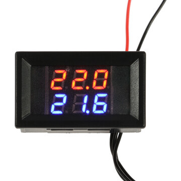 Термометр цифровой, жк-экран, провод 1.5