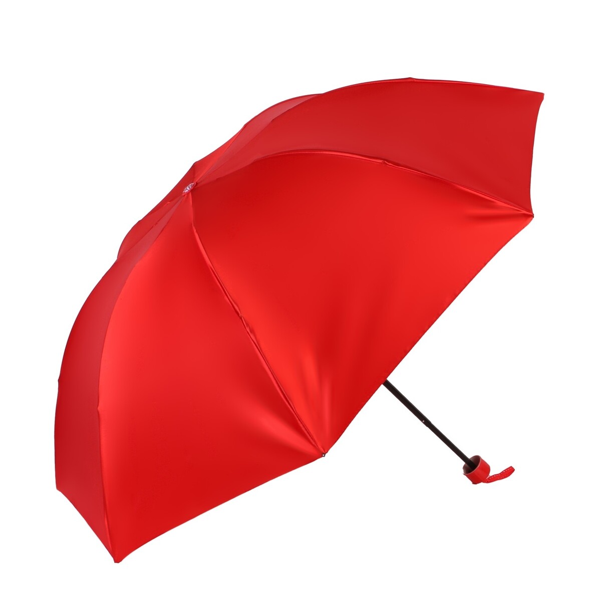 Зонт механический No brand, цвет красный 010383860 - фото 4