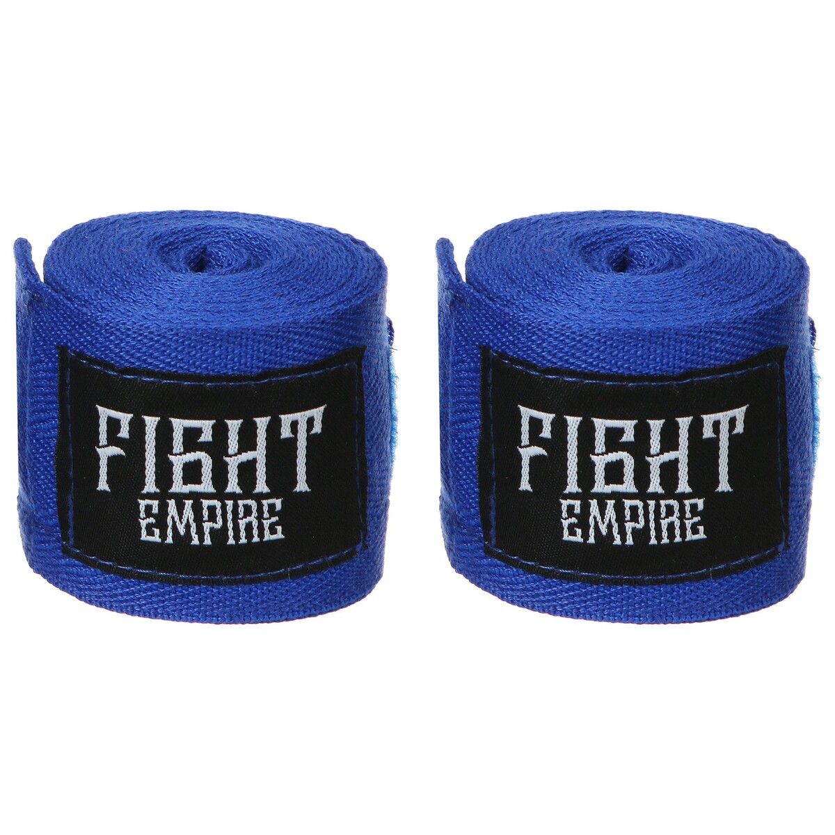 Бинт боксерский fight empire 3 м, цвет синий бинт боксерский torres prl619015r длина 3 5 м ширина 5 5 см 1 пара хлопок красный
