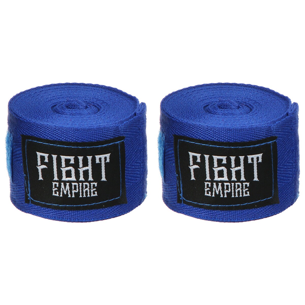 Бинт боксерский fight empire 4 м, цвет синий бинт боксерский torres prl619015w длина 3 5 м ширина 5 5 см 1 пара хлопок белый