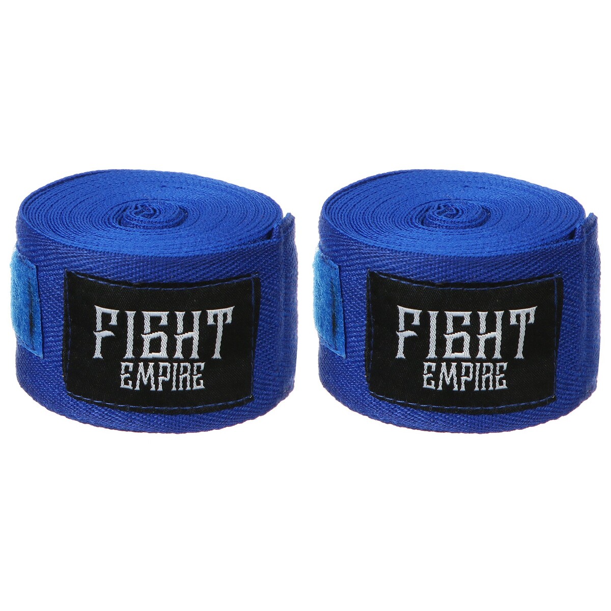 Бинт боксерский fight empire 5 м, цвет синий бинт боксерский torres prl619015r длина 3 5 м ширина 5 5 см 1 пара хлопок красный