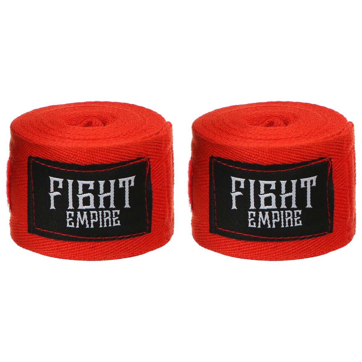 Бинт боксерский fight empire 4 м, цвет красный