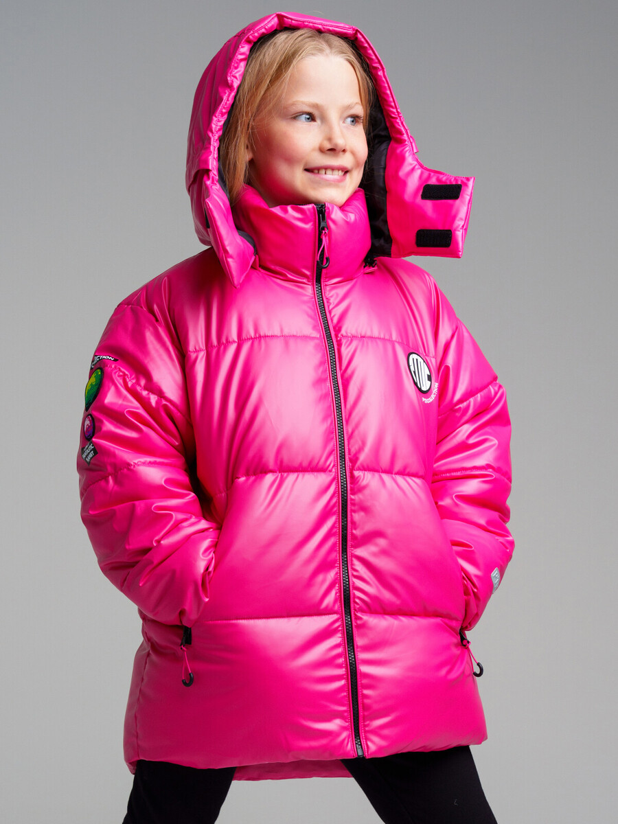 Куртка PLAYTODAY, размер рост 170 см, цвет розовый
