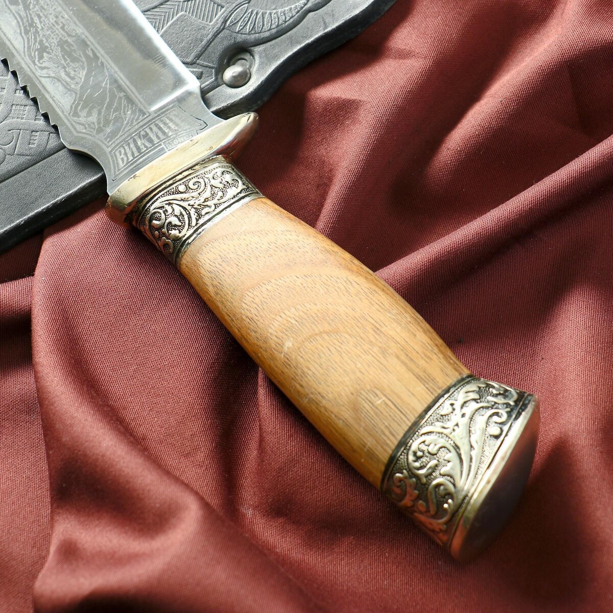 Нож кавказский, туристический Сердце Кизляра, цвет бежевый 010548419 - фото 4