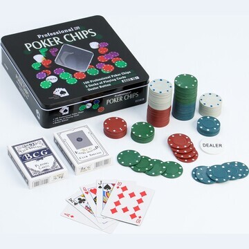 Покер, набор для игры (карты 2 колоды, ф