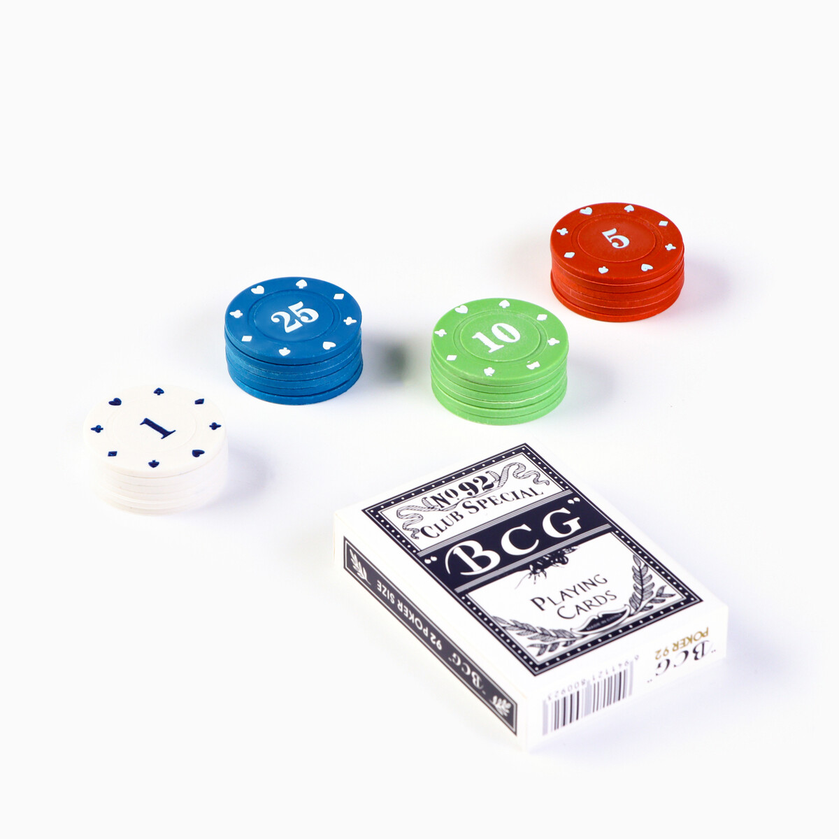 Покер, набор для игры (карты 54 шт, фишки 24 шт с номиналом) фишки для игры в нарды дерево d 2 см