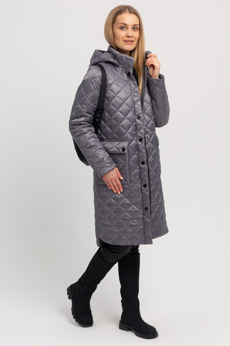 Пальто женское Gipnoz, размер 46, цвет серый жемчуг 010577911 - фото 3