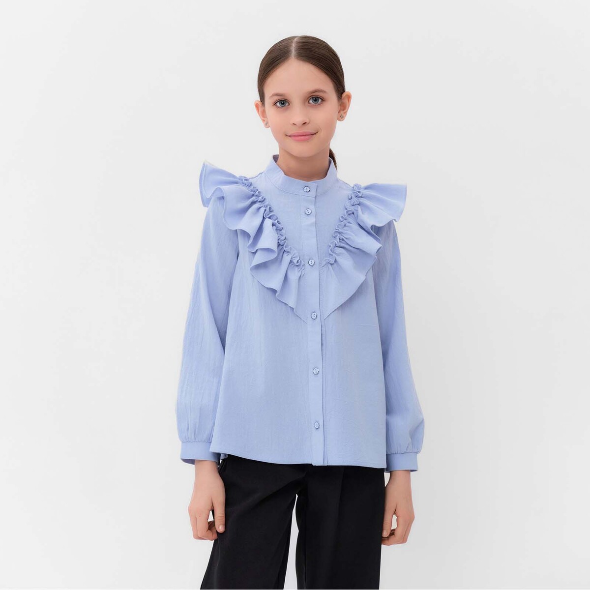 Блузка MINAKU, размер рост 122 см, цвет голубой