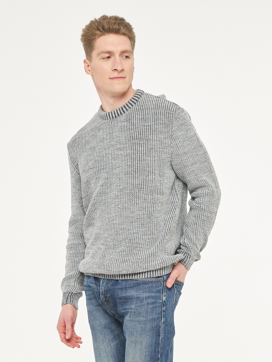 

Джемпер, Светло-серый/антрацит