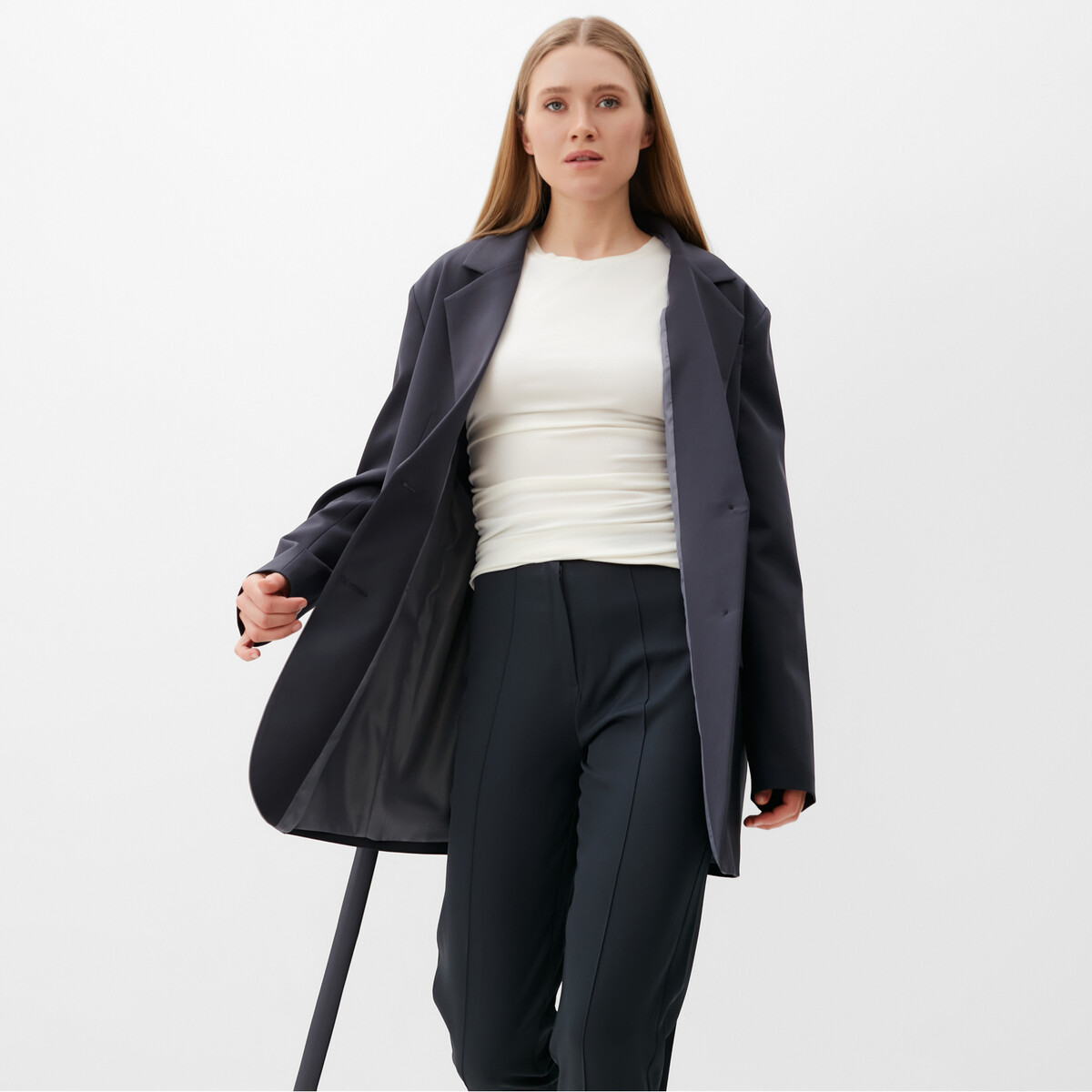 Пиджак MINAKU, размер 42, цвет серый 010719670 - фото 4