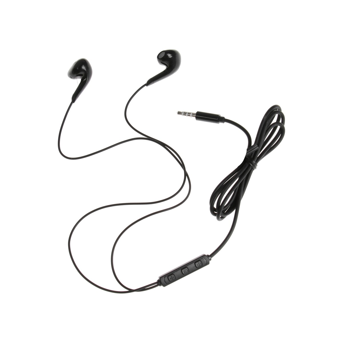 

Наушники ergolux elx-whp01-c01, проводные, вкладыши, микрофон, jack 3.5мм, 1.2м, черные, Черный