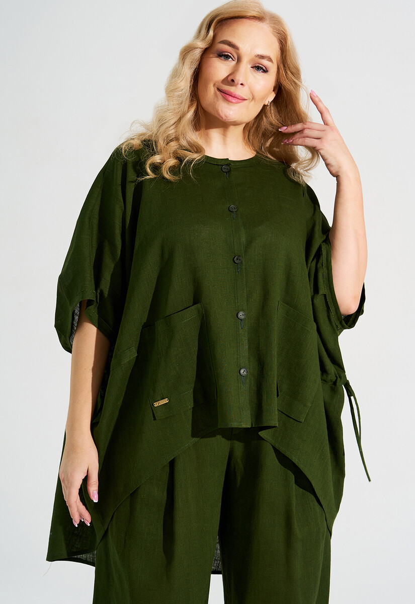 Жакет Dimma Fashion Studio, размер 42, цвет зеленый 010752370 - фото 2