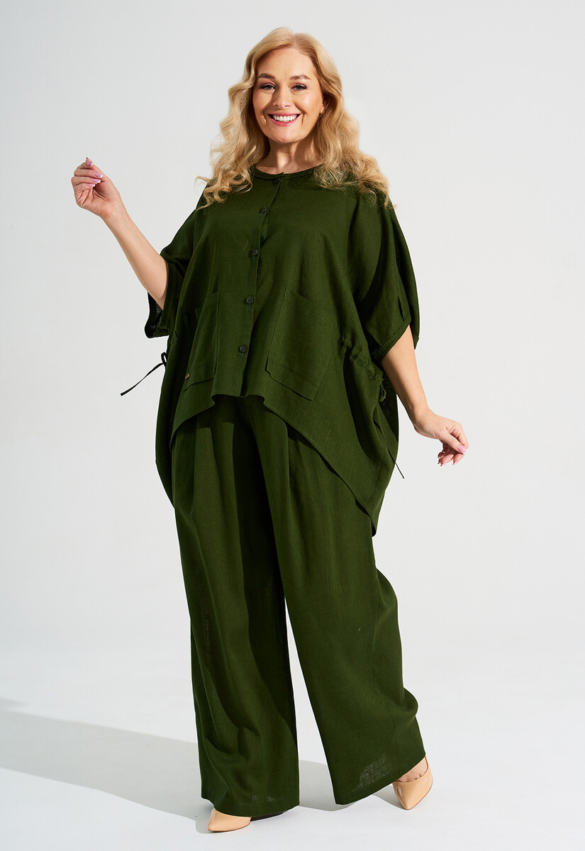 Жакет Dimma Fashion Studio, размер 42, цвет зеленый 010752370 - фото 5