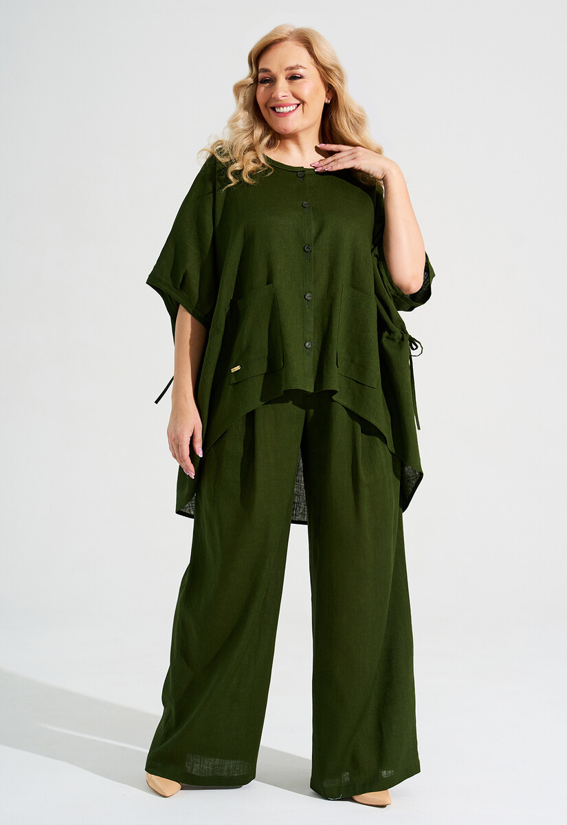 Жакет Dimma Fashion Studio, размер 42, цвет зеленый 010752370 - фото 3