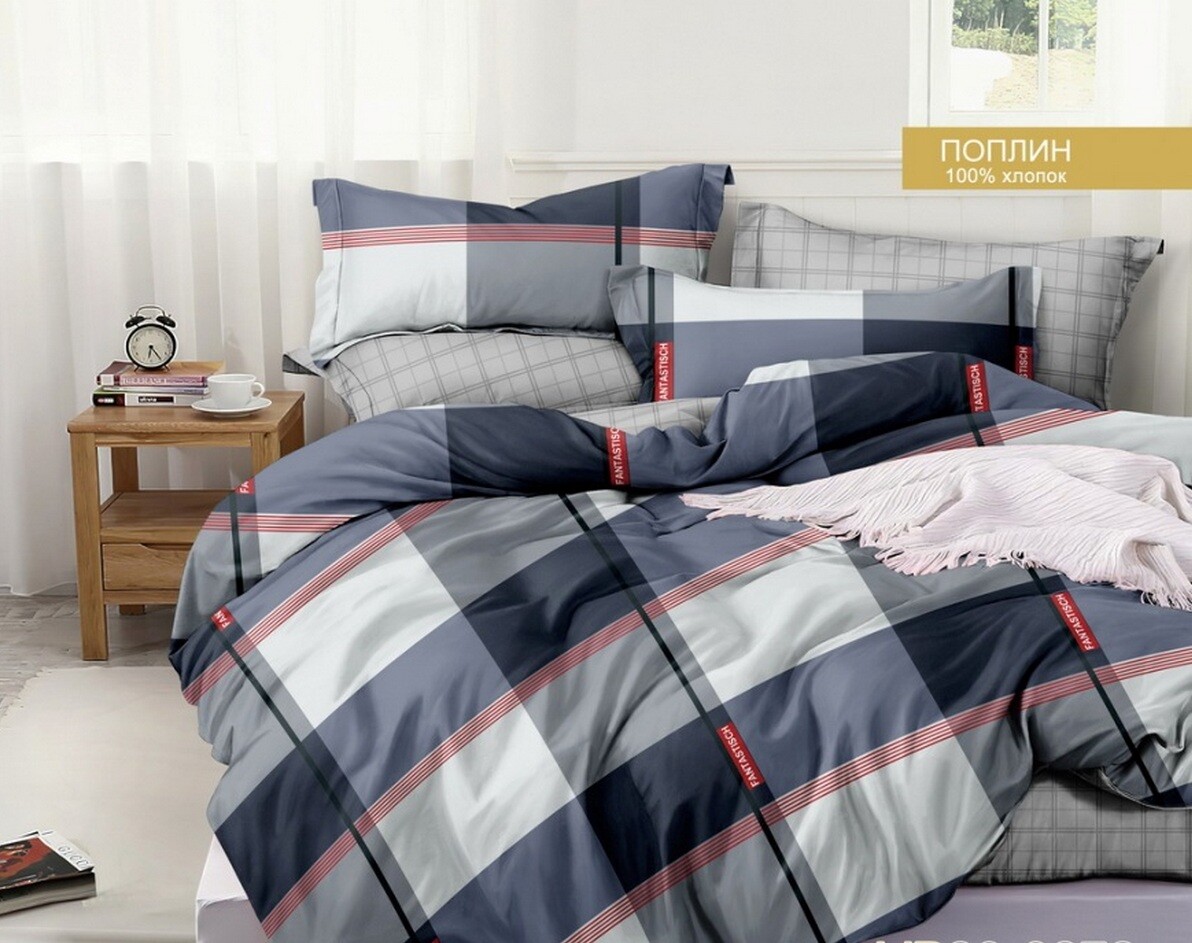 

Постельное белье 2-х сп, Белый;серый