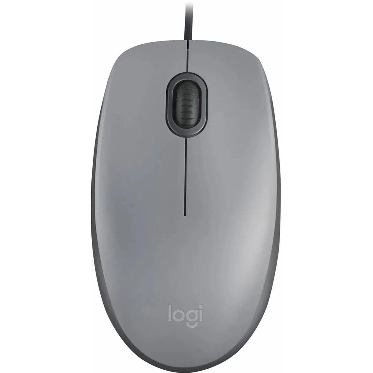 Мышь logitech m110, проводная, оптическая, 1000 dpi, серая