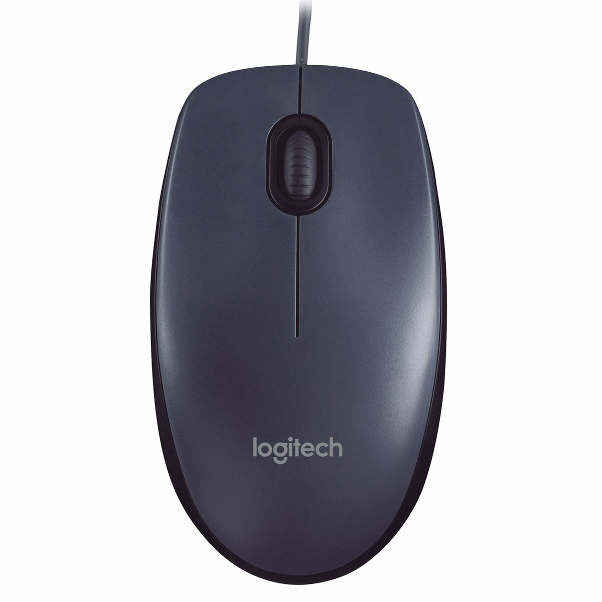 Мышь logitech m90, проводная, оптическая, 1000 dpi, серая