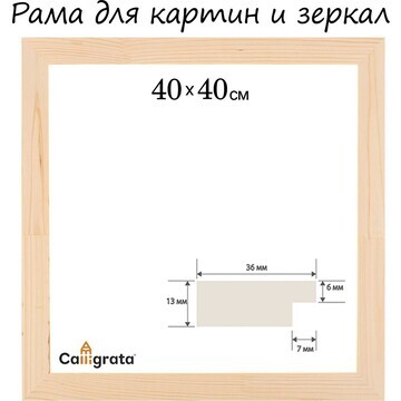 Рама для картин (зеркал) 40 х 40 см, про